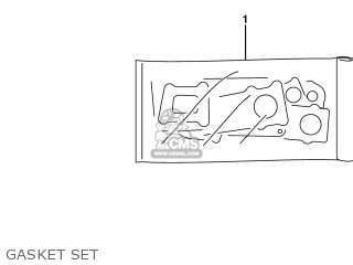 GASKET SET - SFV650A GLADIUS 2014 (L4) USA (E03)