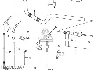 HANDLEBAR - SFV650A GLADIUS 2014 (L4) USA (E03)