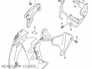 HEADLAMP COVER - SFV650A GLADIUS 2014 (L4) USA (E03)