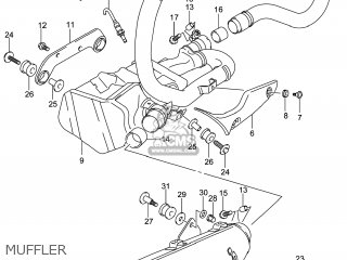 MUFFLER - SFV650A GLADIUS 2014 (L4) USA (E03)