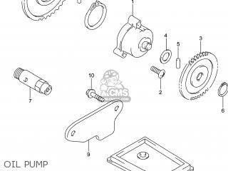 OIL PUMP - SFV650A GLADIUS 2014 (L4) USA (E03)