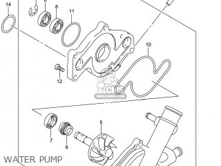 WATER PUMP - SFV650A GLADIUS 2014 (L4) USA (E03)