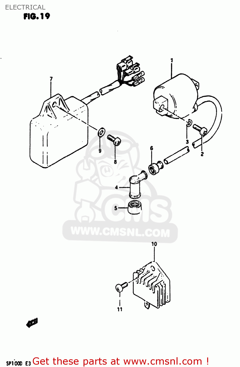 ELECTRICAL SP100 1983 (D) USA (E03)