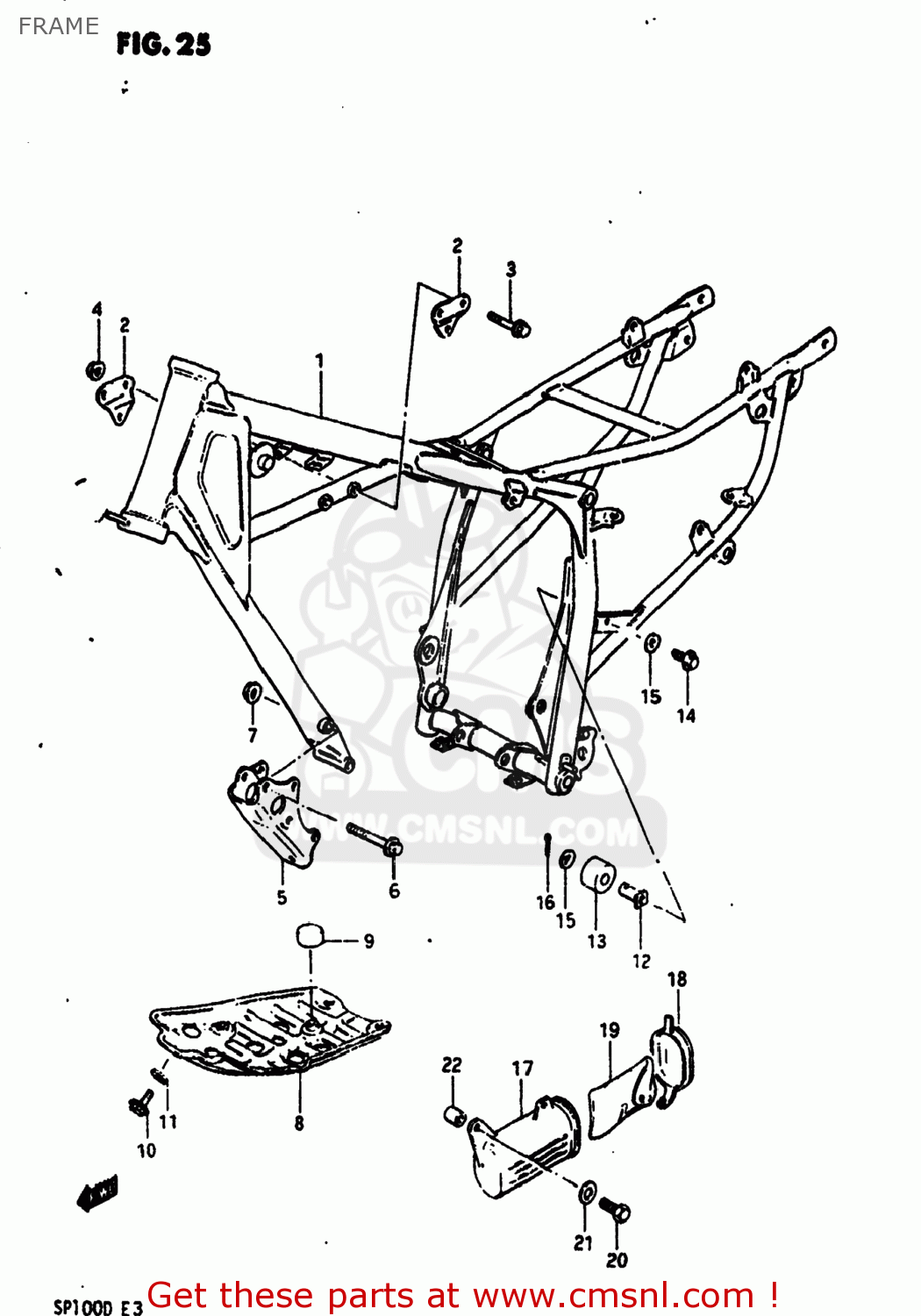 FRAME SP100 1983 (D) USA (E03)