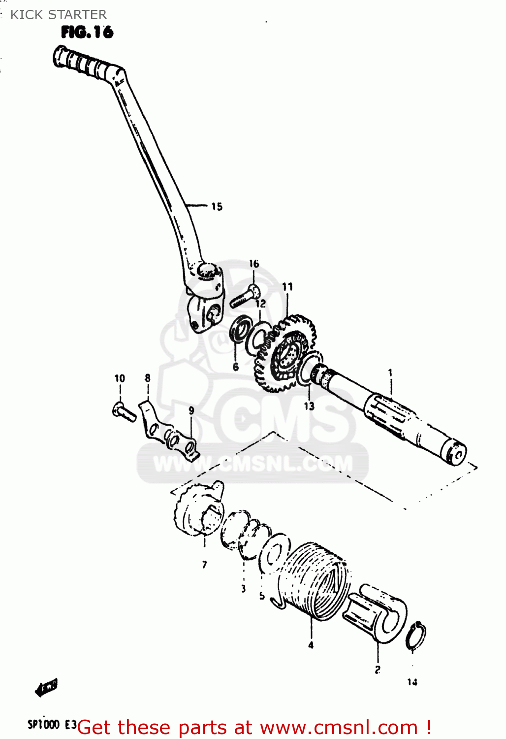KICK STARTER SP100 1983 (D) USA (E03)