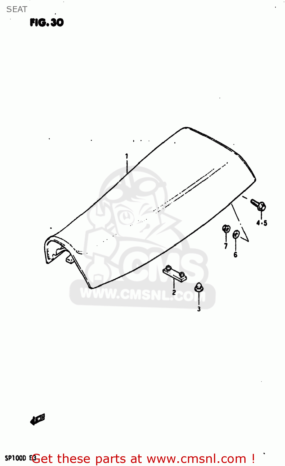 SEAT SP100 1983 (D) USA (E03)