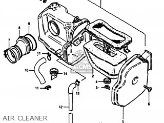 AIR CLEANER - SP100 1983 (D) USA (E03)