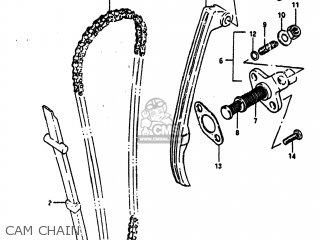 CAM CHAIN - SP100 1983 (D) USA (E03)