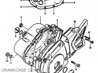 CRANKCASE COVER - SP100 1983 (D) USA (E03)