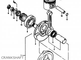 CRANKSHAFT - SP100 1983 (D) USA (E03)