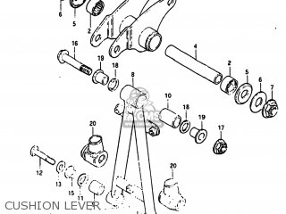 CUSHION LEVER - SP100 1983 (D) USA (E03)