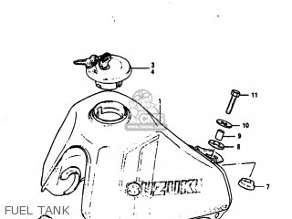 FUEL TANK - SP100 1983 (D) USA (E03)