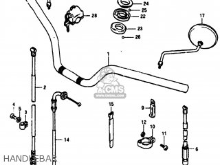 HANDLEBAR - SP100 1983 (D) USA (E03)