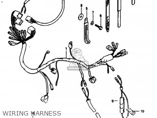 WIRING HARNESS - SP100 1983 (D) USA (E03)