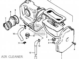 AIR CLEANER - SP125 1982 (Z) USA (E03)