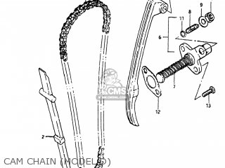 CAM CHAIN (MODEL D) - SP125 1982 (Z) USA (E03)