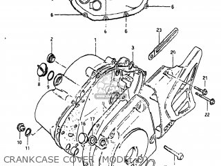 CRANKCASE COVER (MODEL D) - SP125 1982 (Z) USA (E03)