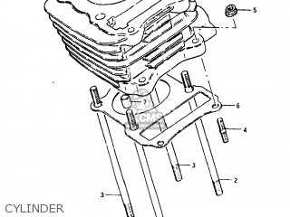CYLINDER - SP125 1982 (Z) USA (E03)