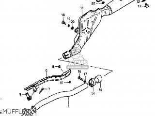 MUFFLER - SP125 1982 (Z) USA (E03)