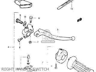 RIGHT HANDLE SWITCH - SP125 1982 (Z) USA (E03)