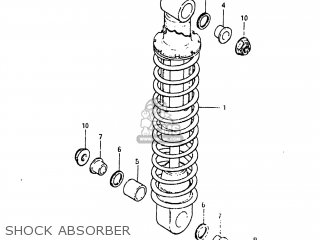 SHOCK ABSORBER - SP125 1982 (Z) USA (E03)