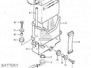 BATTERY - SP125 1983 (D) USA (E03)