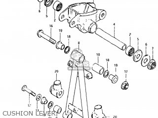 CUSHION LEVER - SP125 1983 (D) USA (E03)