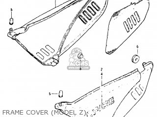 FRAME COVER (MODEL Z) - SP125 1983 (D) USA (E03)