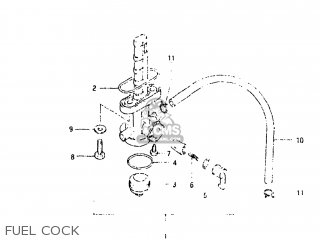 FUEL COCK - SP125 1983 (D) USA (E03)