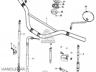 HANDLEBAR - SP125 1983 (D) USA (E03)