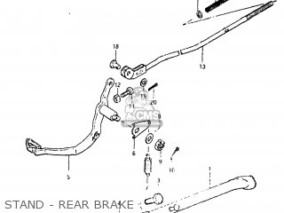 STAND - REAR BRAKE - SP125 1983 (D) USA (E03)