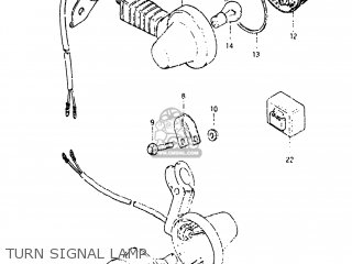 TURN SIGNAL LAMP - SP125 1983 (D) USA (E03)