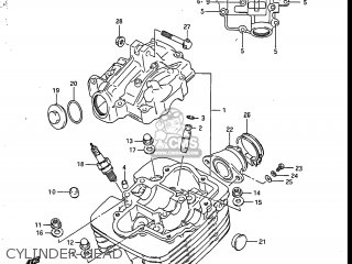 Suzuki SP125 1986 (G) USA (E03) parts lists and schematics