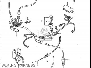 Suzuki SP125 1986 (G) USA (E03) parts lists and schematics