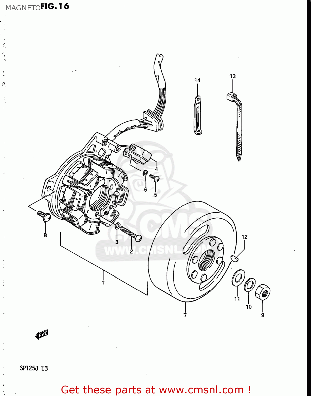 MAGNETO SP125 1986 (G) USA (E03)