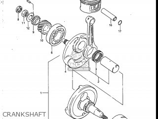 CRANKSHAFT - SP125 1986 (G) USA (E03)