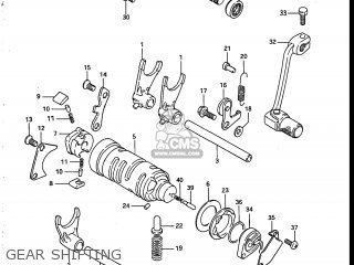 GEAR SHIFTING - SP125 1986 (G) USA (E03)