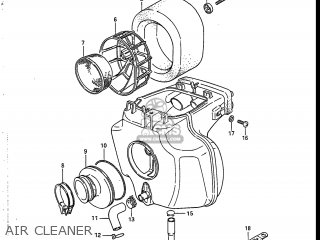 AIR CLEANER - SP125 1987 (H) USA (E03)