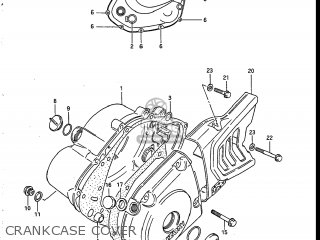 CRANKCASE COVER - SP125 1987 (H) USA (E03)