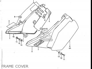 FRAME COVER - SP125 1987 (H) USA (E03)