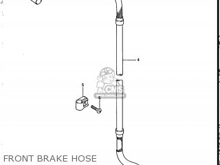 FRONT BRAKE HOSE - SP125 1987 (H) USA (E03)