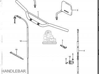 HANDLEBAR - SP125 1987 (H) USA (E03)
