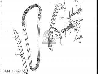 CAM CHAIN - SP125 1988 (J) USA (E03)