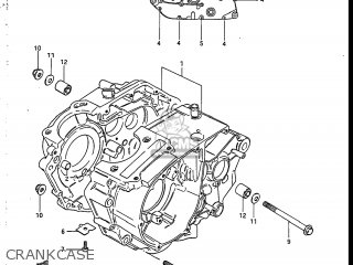 CRANKCASE - SP125 1988 (J) USA (E03)