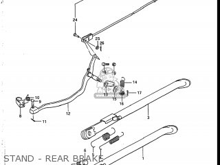 STAND - REAR BRAKE - SP125 1988 (J) USA (E03)