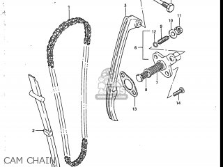 CAM CHAIN - SP200 1986 (G) USA (E03)