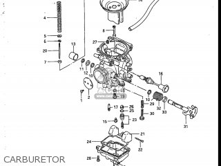 CARBURETOR - SP200 1986 (G) USA (E03)