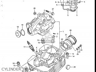 CYLINDER HEAD - SP200 1986 (G) USA (E03)