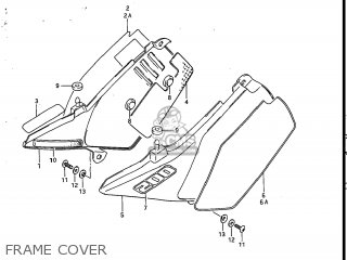 FRAME COVER - SP200 1986 (G) USA (E03)