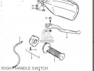 RIGHT HANDLE SWITCH - SP200 1986 (G) USA (E03)